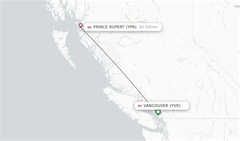 AC8090 Flight Status ( Prince Pupert to Vancouver ) .